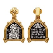Позолоченная подвеска Казанская Божия Матерь иконка нательная, арт. 295923