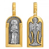 Серебряная подвеска святая Елизавета, арт. 336988