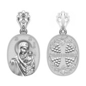Серебряная подвеска Казанская Божия Матерь 297194