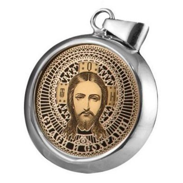 Серебряная подвеска Спаситель