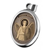 Серебряная подвеска Михаил Архангел 297776