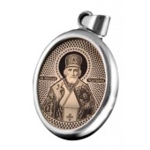 Серебряная подвеска Николай Чудотворец 297777