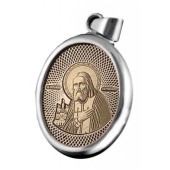 Серебряная подвеска Серафим Саровский 297779