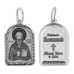 Серебряная подвеска Василий 327254
