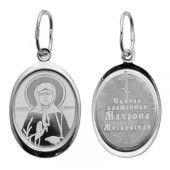 Серебряная подвеска Матрона Московская 327686