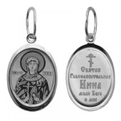 Серебряная подвеска Нина овальная, арт. 327688