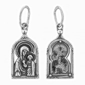 Серебряная подвеска Казанская Божия Матерь 331592