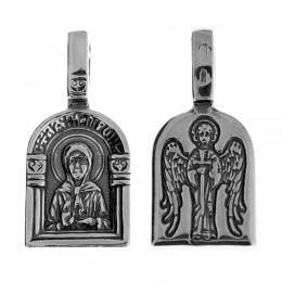 Серебряная подвеска Матрона Московская 336026