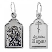 Серебряная подвеска Михаил Архангел 346113
