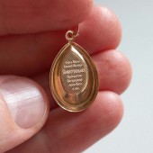 Золотая подвеска иконка Семистрельная арт. 17189