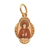 Золотая подвеска Алла