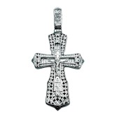 Серебряный крест мужской арт. 39036