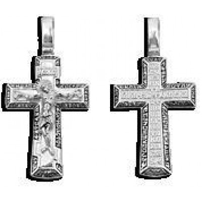 Крест нательный православный серебряный 29097