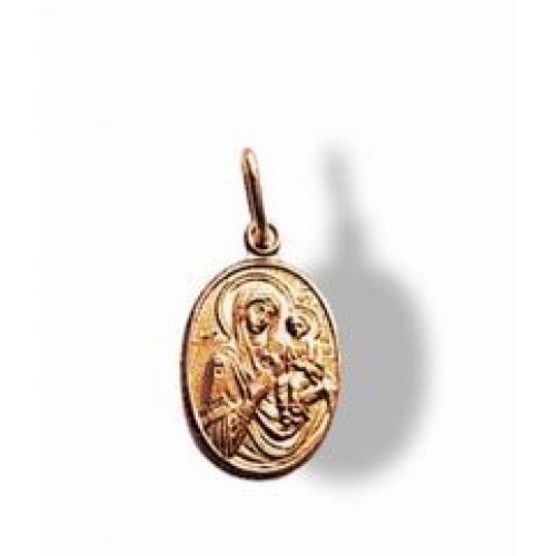 Подвеска золотая с иконой Смоленской Божией Матери 46446