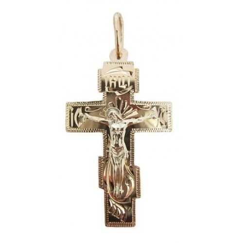 Крест православный мужской нательный большой 31257