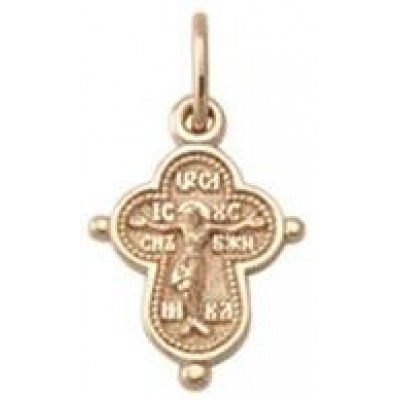 Крест золотой православный 38848