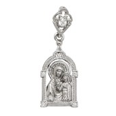Серебряная подвеска Казанская Божья Матерь 46351