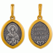 Подвеска Лидия серебряная подвеска с позолотой, арт. 31430