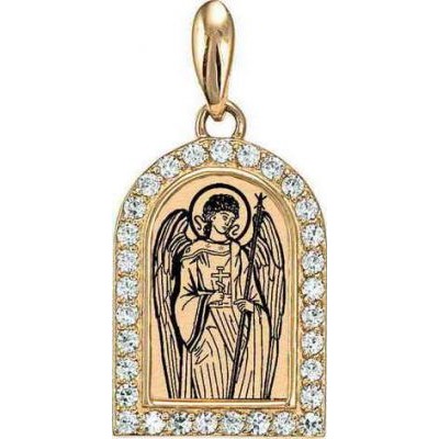 Золотая иконка Ангел Хранитель 38624