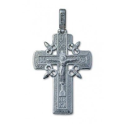 Серебряный крест православный 28856
