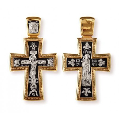 Нательный крест православный 44055 Георгий