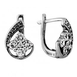 Серебряные серьги 298360