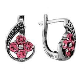 Серебряные серьги 298360