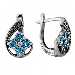 Серебряные серьги 298360