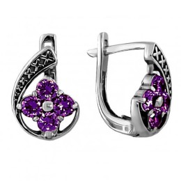 Серебряные серьги 298360