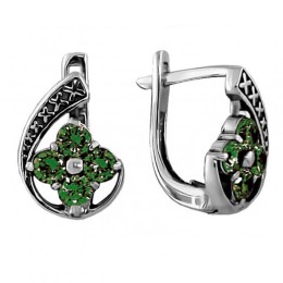 Серебряные серьги 298360