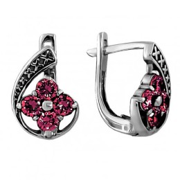 Серебряные серьги 298360