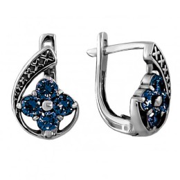 Серебряные серьги 298360