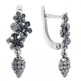 Серебряные серьги 298519