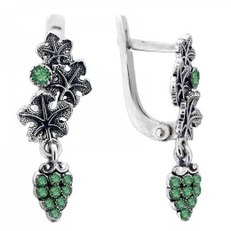 Серебряные серьги 298519