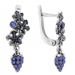 Серебряные серьги 298519