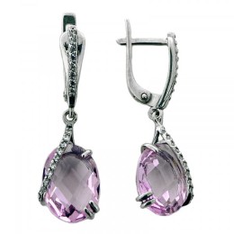 Серебряные серьги 298580