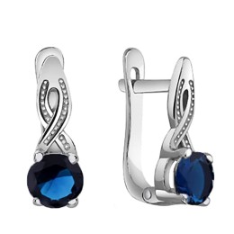 Серебряные серьги 330459