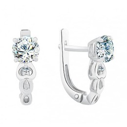 Серебряные серьги 330478
