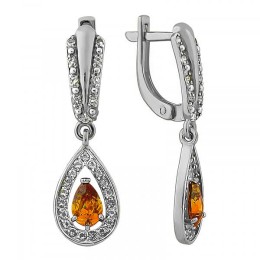 Серебряные серьги 334431