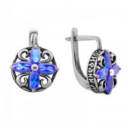 Серебряные серьги 340575