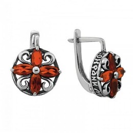 Серебряные серьги 340575