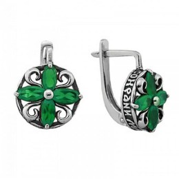 Серебряные серьги 340575