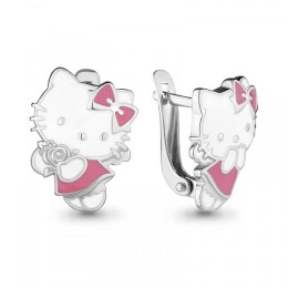 Серебряные серьги 342246