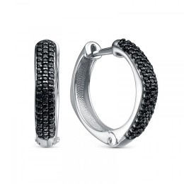 Серебряные серьги 345442