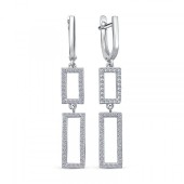 Серебряные серьги арт. 345771