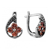 Серьги серебряные с камнями арт. 31526