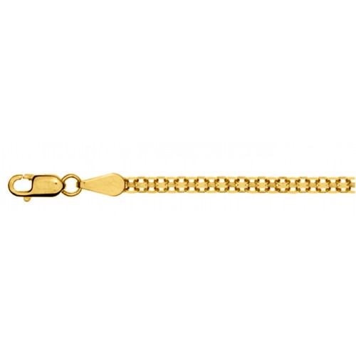 Золотая цепочка Бисмарк для мужчин и женщин шириной 2 мм 33296
