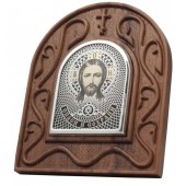 Настольная икона резная Спаситель