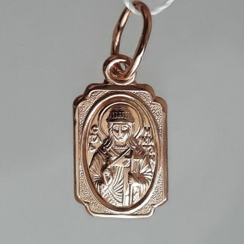 Золотая подвеска икона святой Никита 17692
