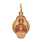 Золотая подвеска кулон Неупиваемая Чаша